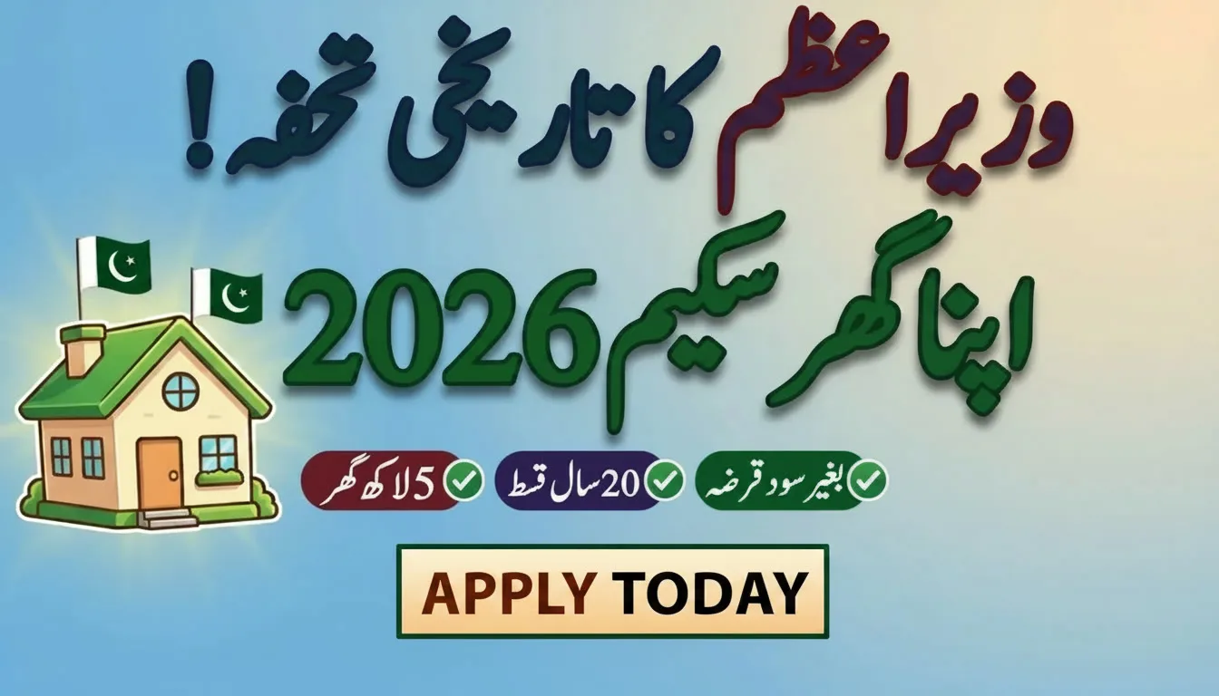 Shahbaz Sharif Apna Ghar Scheme Online Registration