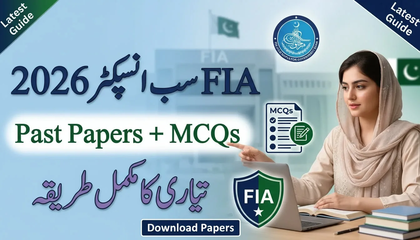 FIA Sub inspector Past Papers PDF Download