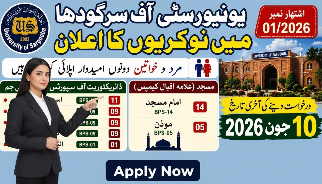 Government Jobs In Pakistan Today Online Apply Matric Base