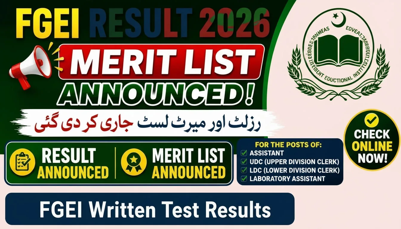 FGEI Written Test Result