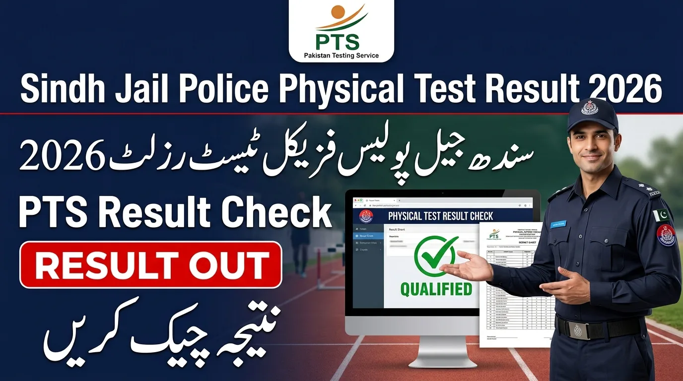 Sindh Jail Police PTS Result Physical Test
